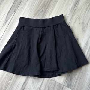 Black skirt.